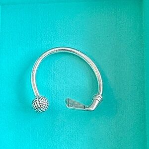 Tiffany & Co. Silver Golf Club Keychain